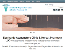 Tablet Screenshot of eberhardyacupuncture.com